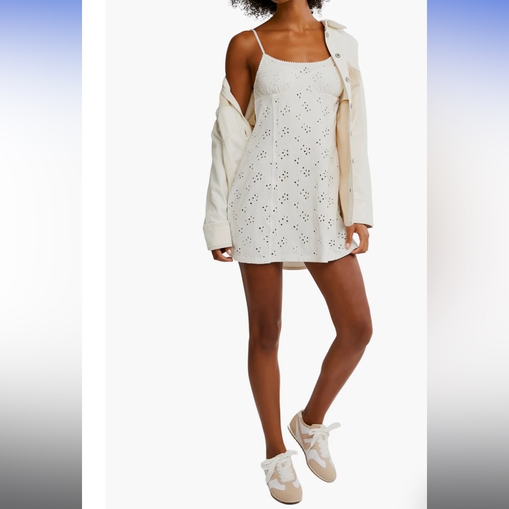 NWT FP White Eyelet Sundress